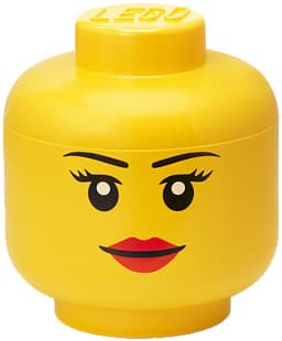 LEGO mini förvaringslåda (flickhuvud)