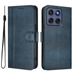 Motorola Edge 60 5G / 60 Fusion 5G Suojakotelot Lompakko Teline Retrokuvio Nahkainen