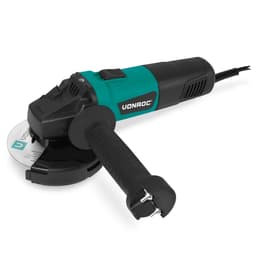 VONROC Vinkelslipmaskin 900W – Ø125mm – Inkl. sidohandtag och skydd – Lång kabel – Exkl. kapskiva
