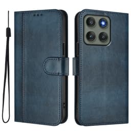 For Motorola Edge 60 Pro 5G Deksel Lommebokstativ Retrotekstur