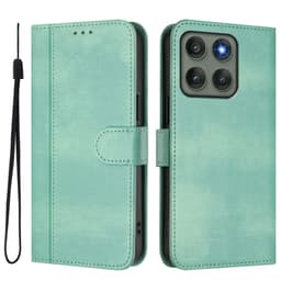 For Motorola Edge 60 Pro 5G Deksel Lommebokstativ Retrotekstur