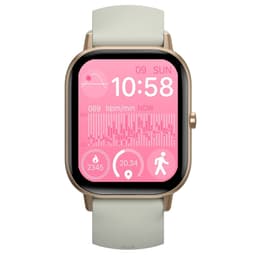 Smart Watch 2,01"" storskjerm Helsemonitor Sports Bluetooth Smartwatch - Beige