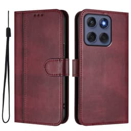 Motorola Edge 60 5G / 60 Fusion 5G Suojakotelot Lompakko Teline Retrokuvio Nahkainen