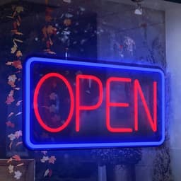 Avoin kyltti Neonkyltti Valaistu kyltti Neonvalo LED-lamppu Sisustus Himmennettävä
