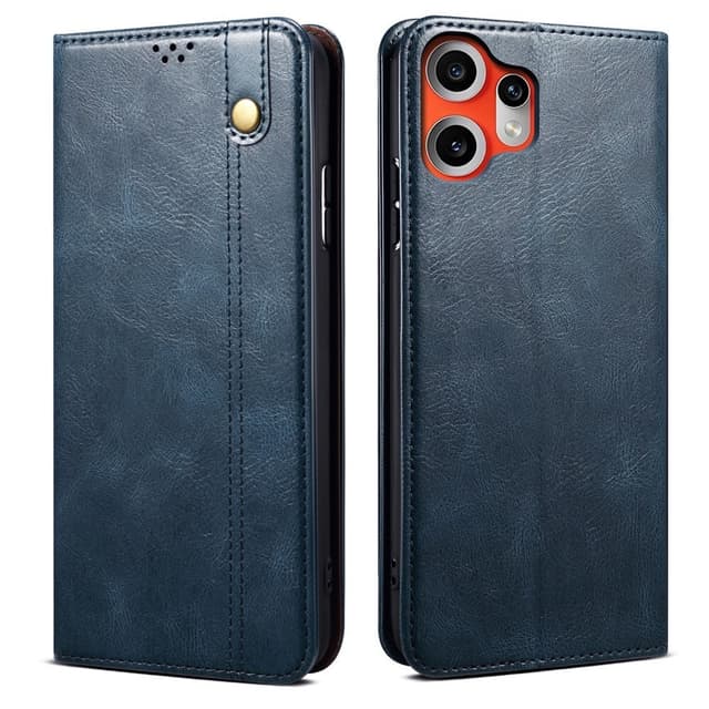 Crazy Horse Plånboksfodral Till Nothing CMF Phone 2 Pro - Blå