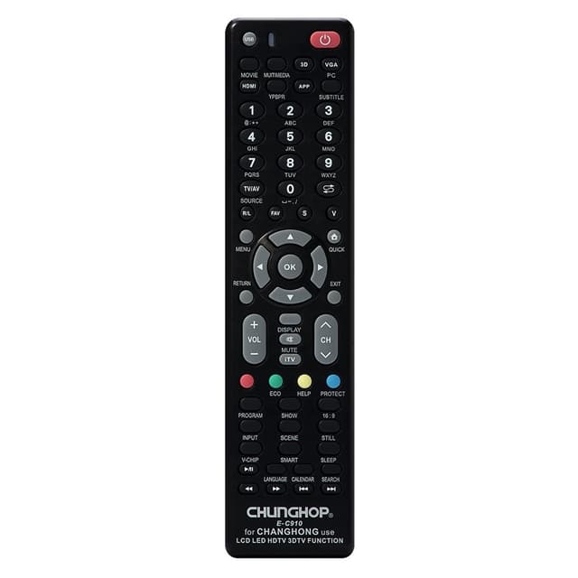 Fjärrkontroll CHUNGHOP E-C910 För Changhong TV TV-fjärrkontroll Ersättning