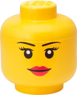 LEGO stor förvaringslåda (flickhuvud)
