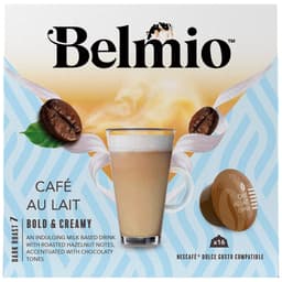 Belmio Café Au Lait kaffekapsler for Dolce Gusto (16 pakning)