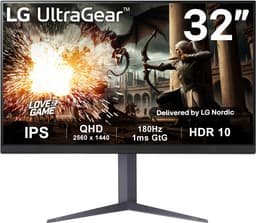 LG UltraGear 32GS75Q 31,5" pelinäyttö