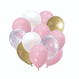 Festi Ballongsett 24 stk – Flerfargede Ballonger til Enhver Anledning
