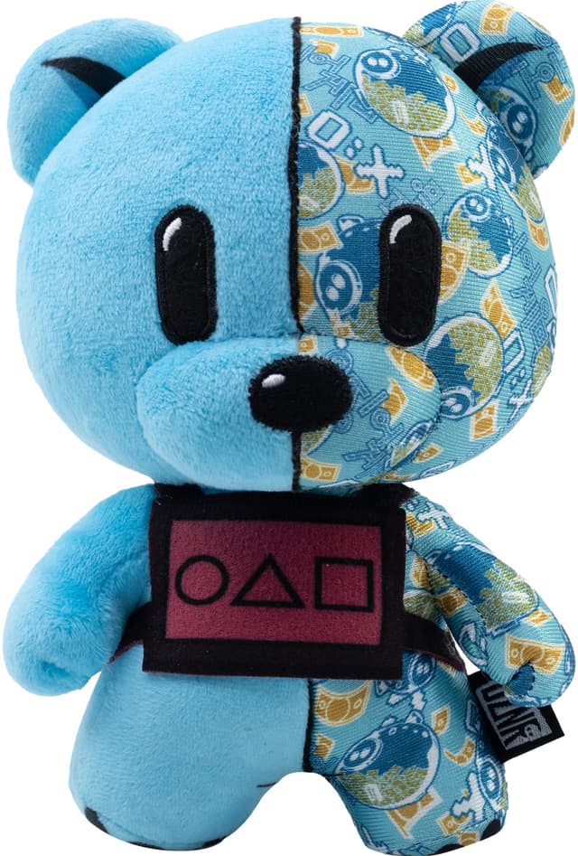 YuMe Bläckfiskspel plyschleksak (Blue Bear)