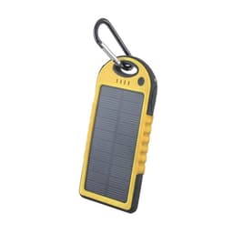 Setty aurinkoenergiapankki, 5000 mAh, keltainen/musta