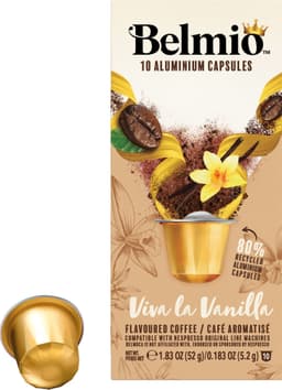 Belmio Viva La Vanilla kaffekapsler for Nespresso (10 pakning)