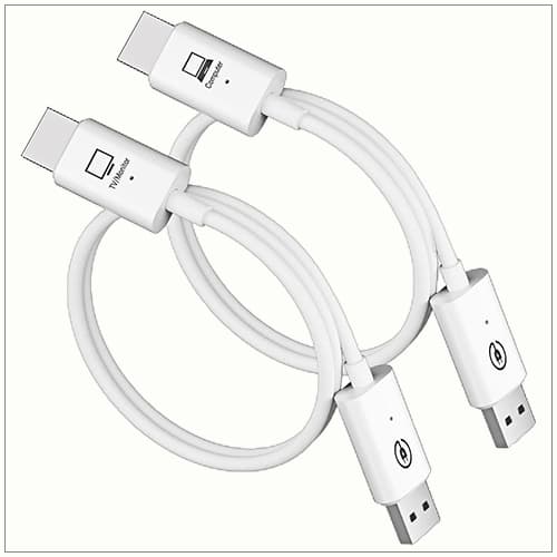 NÖRDIC Trådlös HDMI Extender Sändare och Mottagare Kit, 30m 4K Stöd 5GHz