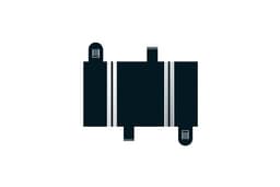 Scalextric 2 stk kvart rett 87 mm
