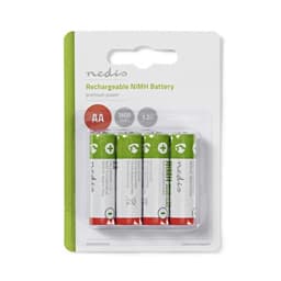 Nedis Ladattava Ni-MH-Akku AA | 1.2 V DC | 2600 mAh | 4 Kpl pakkaus