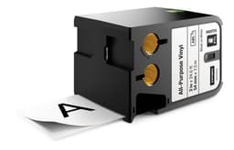 DYMO XTL All-Purpose Vinyl Labels, 54mm, black on white
