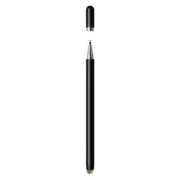 2 i 1 Universal Stylus Pen til Touchskærme Sort