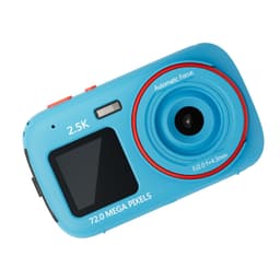 Elegant digitalkamera - dobbel skjerm, 72 MP, 1080p Blå