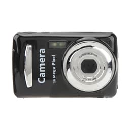 1080P, 16 MP Kompakt Digitalkamera med 2,4-Tums Skärm - 32GB Svart