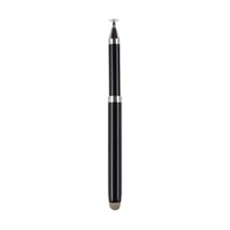 2-in-1 Universal Stylus Pen kosketusnäytöille - Musta