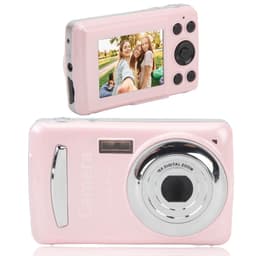 1080P, 16 MP Kompakt Digitalkamera med 2,4-Tums Skärm - 32GB Rosa
