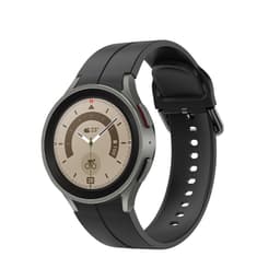 Svart silikonreim for Samsung Galaxy Watch 5 (40/44/45mm)