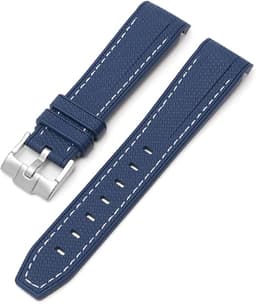 Silikone urrem til Moonswatch Swatch Blå