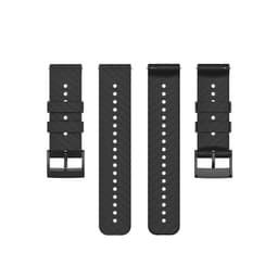 Silikonrem for Suunto & Fossil Smartklokker Sort