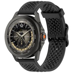 Silikone urrem til Xiaomi Watch S4 Sport Sort 20 mm