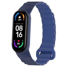 Silikoninen magneettiranneke Xiaomi Band 8:lle Sininen