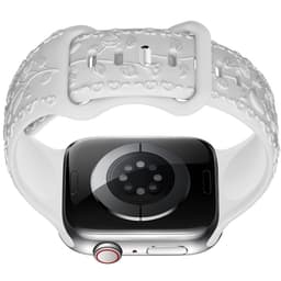 Silikoninen Apple Watch -ranneke Valkoinen 20 mm
