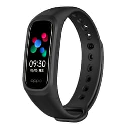 Silikoninen kellohihna Oppo Bandille / OnePlus Bandille Musta