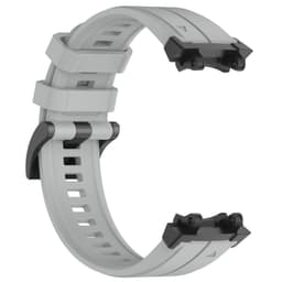 Tykkere silikonreim med spenne til Amazfit T-Rex 2/3 - Grå
