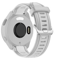 Silikoninen kellon ranneke Garmin-älykelloille Valkoinen 20 mm