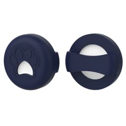 Nytt beskyttelsesetui for kjæledyr AirTag-sporingsenhet Blå