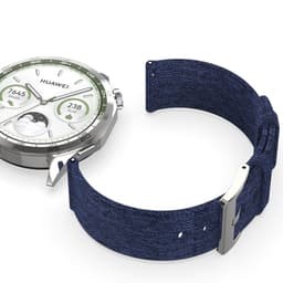 Huawei GT5/GT4 Denim Canvas Woven Nylon klokkereim Mørke blå 22 mm