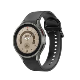 Silikonreim til Samsung Galaxy Watch 5 - (40/44/45 mm Pro) Sort