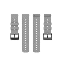 Silikonrem for Suunto & Fossil Smartklokker Grå