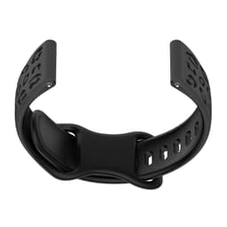 To-tonet silikonreim for Huawei GT4/5, Samsung, Garmin grå + svart 20 mm