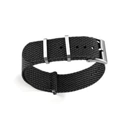 Premium Nylon Klokkereim for Omega X Swatch Sort 20 mm