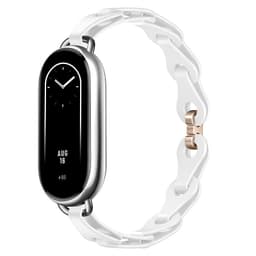 Silikone urrem til Xiaomi Band 8/9 Grøn+beige