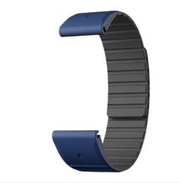Garmin Fenix-reim, magnetisk silikon Garmin-klokkereim kompatibel med Fenix 8/7/6/5 Svart blå 26 mm