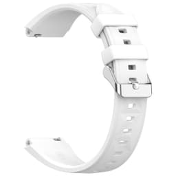 Svart silikonklokkerem for Huawei Watch GT5 41MM Hvit