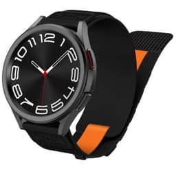 Nylon klokkerem til Samsung Galaxy Watch Sort M