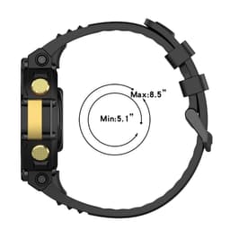 Silikonreim til Amazfit T-Rex 2 Sort