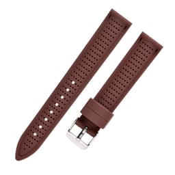 Silikonrem for Huawei GT3/Watch 4 Brun 22 mm