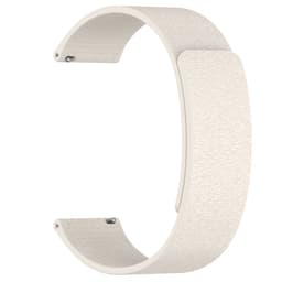 Cloud Wood Grain Silicone Magnetic Strap Hvid 20 mm