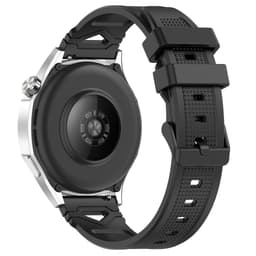 Silikonklokkereim for Huawei Watch GT5 46mm - 22mm Sort