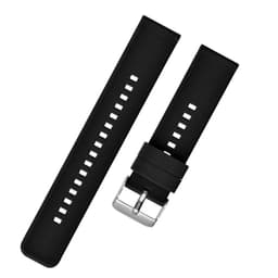 Silikonreim for Xiaomi og Samsung smartklokker Sort 20 mm